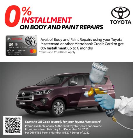 0% Installment For Toyota Mastercard | Toyota Motor Philippines