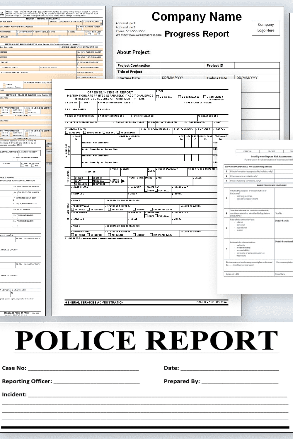 10 Best Police Report Templates For 2021 Free And Premium Templates