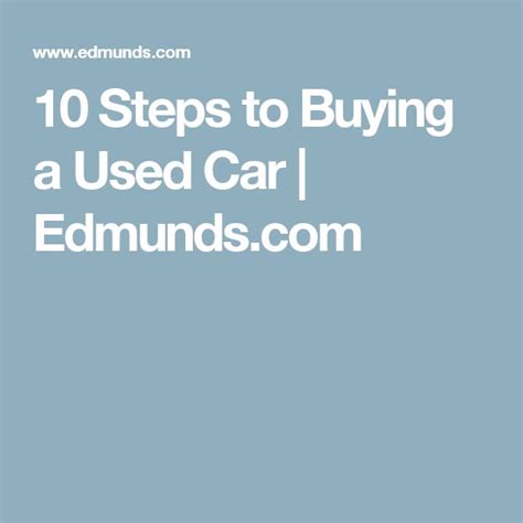 10 Steps To A Car Sale Torie Buonocore