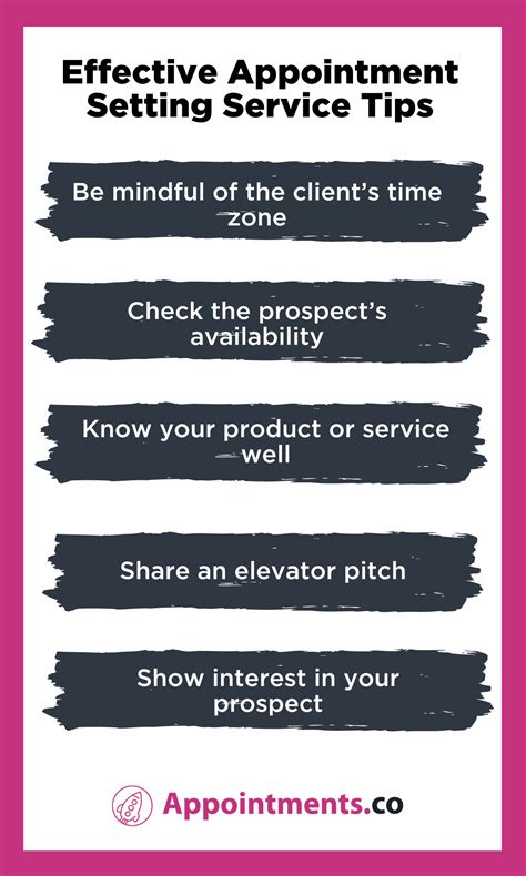 10 Tips For An Effective Appointment Setting Service