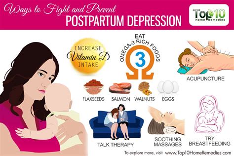 10 Ways To Fight And Prevent Postpartum Depression Top 10 Home Remedies