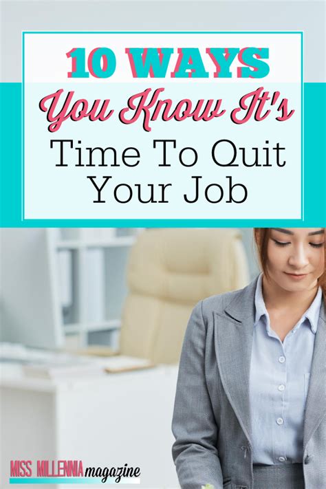 10 Ways You Know It Amp 39 S Time To Quit Your Job