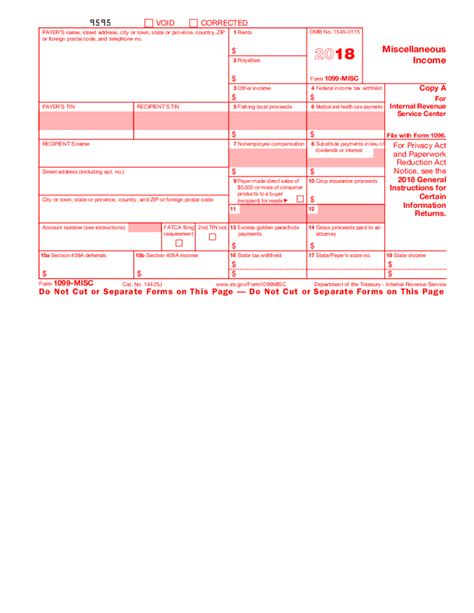 1099 Printable Forms