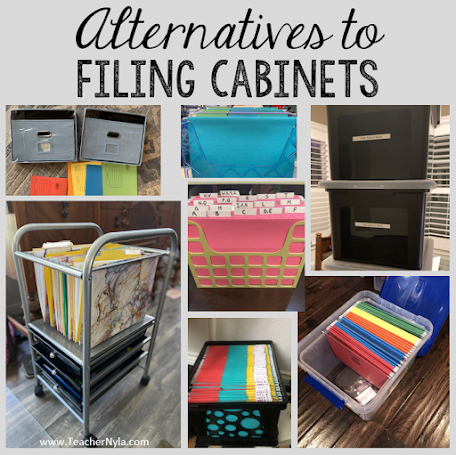 11 Affordable Alternatives To Filing Cabinets Nyla Amp 39 S Crafty Teaching