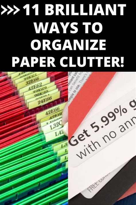 11 Brilliant Paper Clutter Organization Ideas You Should Know Today Paper Clutter Home