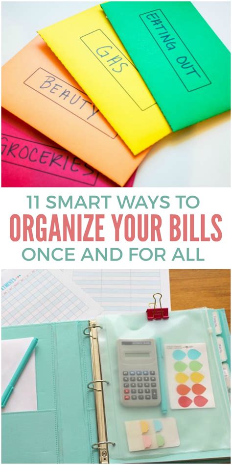 11 Ways To Organize Your Bills Once And For All Bill Organization Organization Office