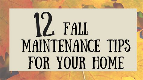 12 Fall Maintenance Tips For Your Home Abbate Insurance