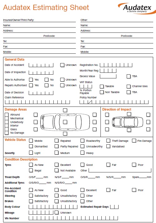 13 Free Sample Auto Repair Estimate Templates Printable Samples