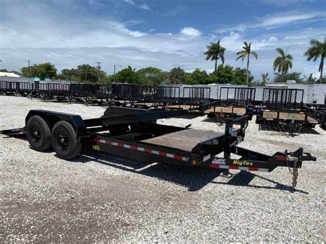 14Tl 22 Big Tex 22 Tandem Axle Tilt 14 000 Gvwr 16 6 All American