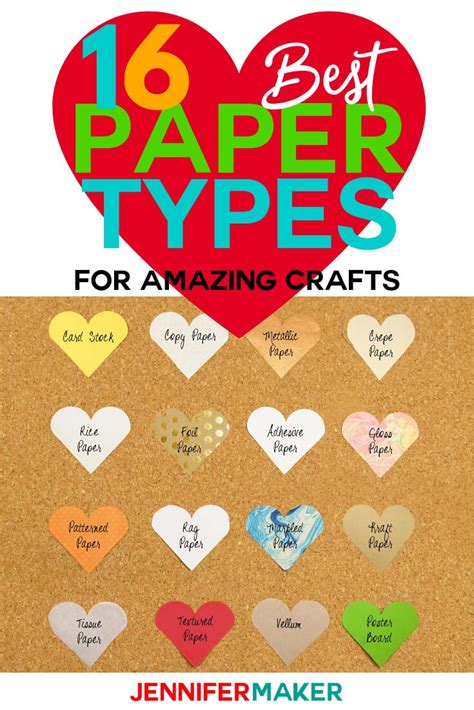 16 Best Paper Types For Amazing Crafts Jennifer Maker