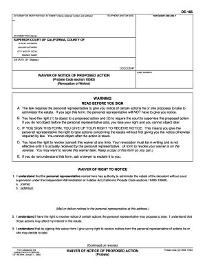 17 Printable Probate Form De 120 Templates Fillable Samples In Pdf