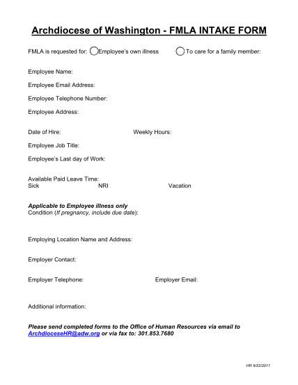 18 Fmla Printable Forms Page 2 Free To Edit Download Amp Print Cocodoc