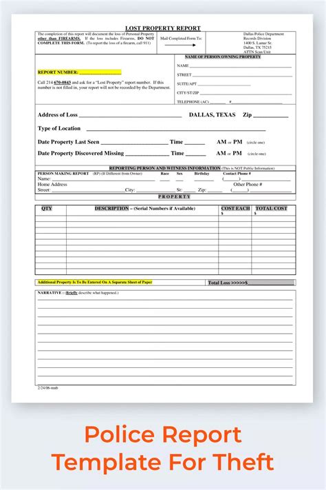 18 Printable Fillable Police Report Forms And Templates Fillable