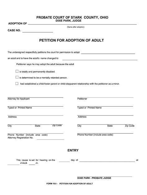 18 Printable Printable Adoption Papers Forms And Templates Fillable