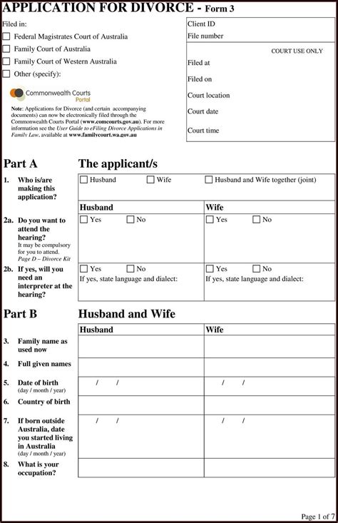 18 Printable Printable Divorce Papers Forms And Templates South African Divorce Papers Pdf