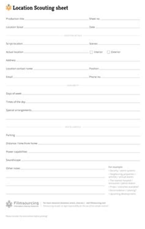 19 Film Production Paperwork Templates Ideas Templates Filmmaking