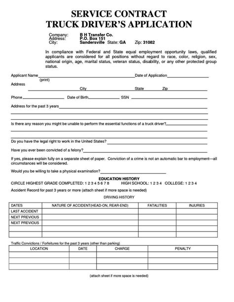 19 Printable Dot Forms For Truck Drivers Templates Fillable Samples