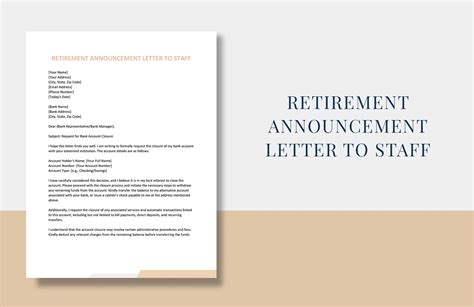 19 Printable Sample Retirement Announcement Forms And Templates