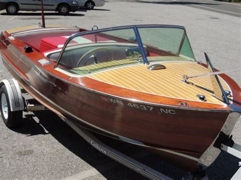 1959 Century Resorter 16 Wood Boat 312 Ford Entercepter Original No Reserve Century 0000 1959