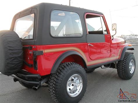 1979 Jeep Cj7 V8 304 Red Amp Black 4X4