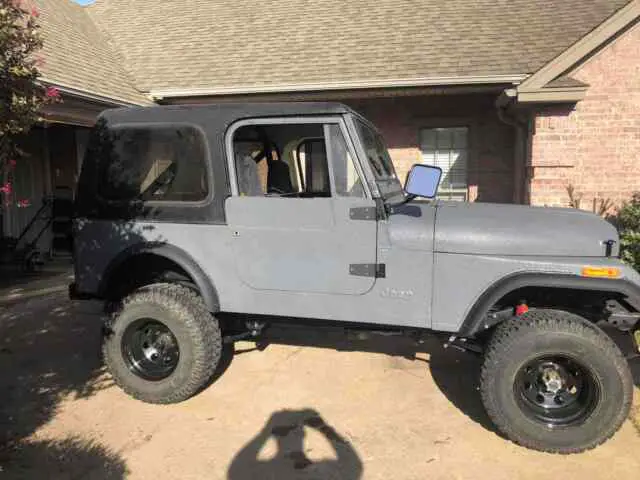 1980 Jeep Cj 7 Grey 4Wd Manual For Sale