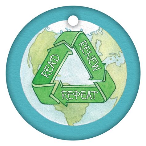 2 Amp Quot Circle Brag Tags Read Renew Repeat Earth Schoollife Com