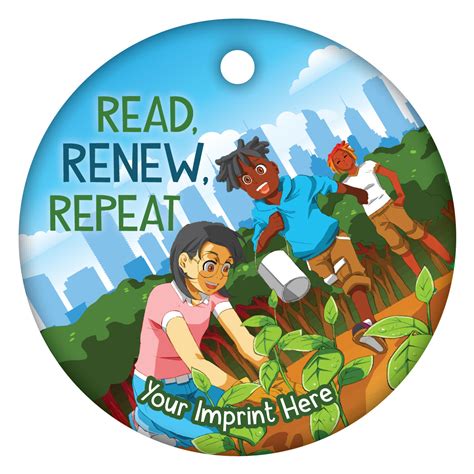 2 Amp Quot Circle Brag Tags Read Renew Repeat Urban Garden Schoollife Com