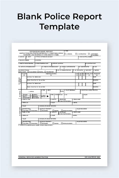 20 Police Report Template Amp Examples Fake Real Templatelab