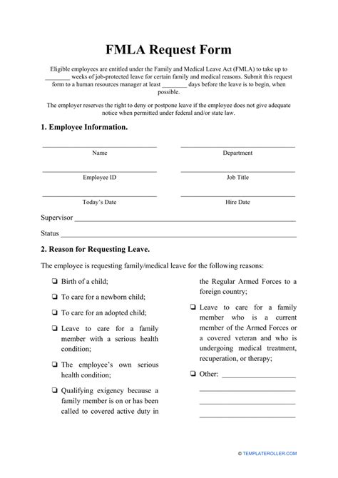 20 Printable Fmla Forms For Pregnancy Templates Fillable Samples In Pdf Word To Download