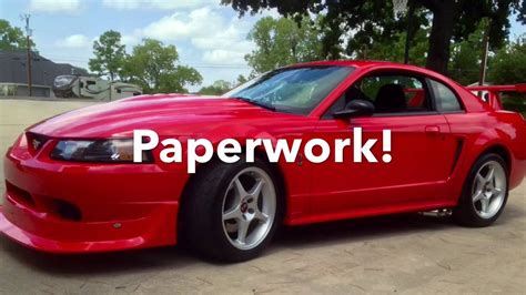 2000 Cobra R Black Binder Paperwork Youtube