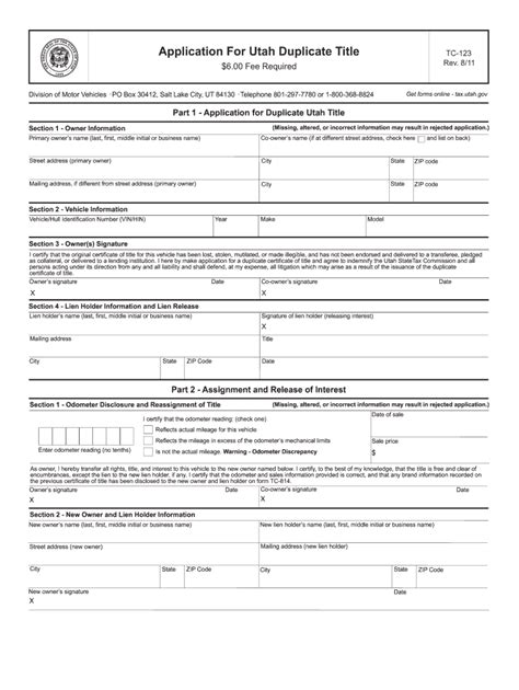 2011 2024 Form Ut Tc 123 Fill Online Printable Fillable Blank