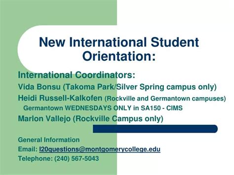 2013 Spring International Student Orientation Ppt Download