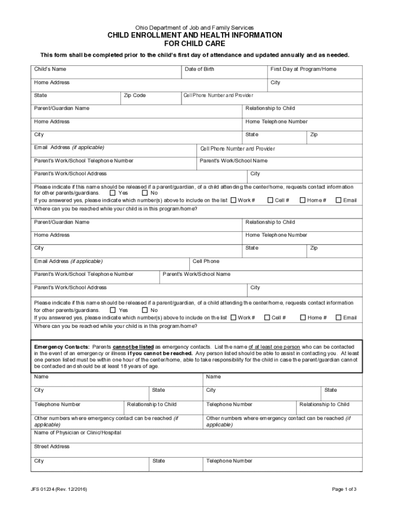 2016 2024 Form Oh Jfs 07204 Fill Online Printable Fillable Blank