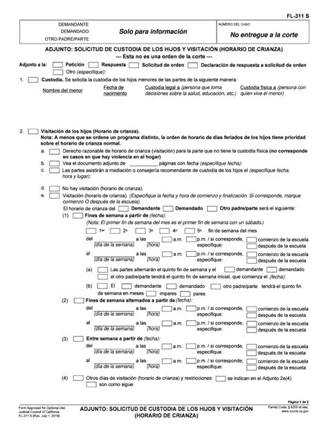 2016 Form Ca Fl 311 Fill Online Printable Fillable Blank Pdffiller