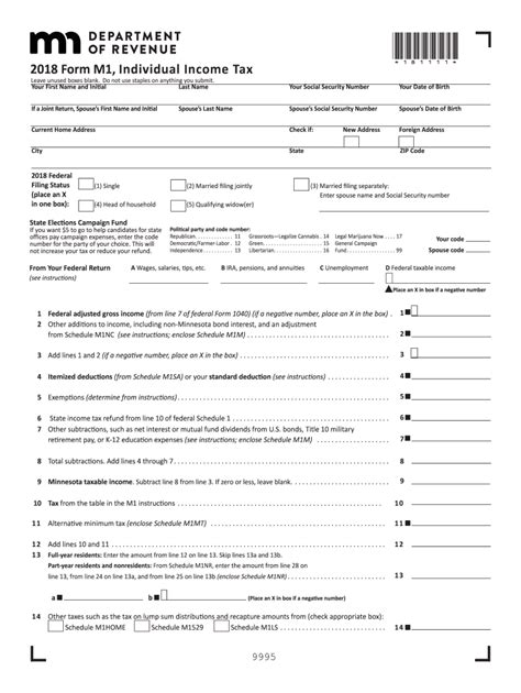 2016 Minnesota Tax Forms Fill Out Sign Online Dochub