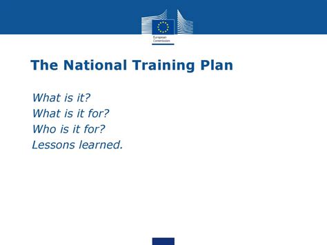 2016 National Training Program Ppt Download