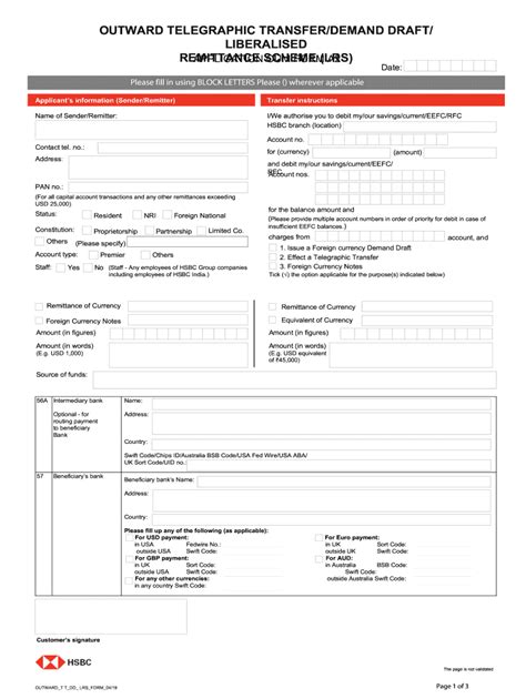 2019 2023 Hsbc Cum Form A2 Fill Online Printable Fillable Blank