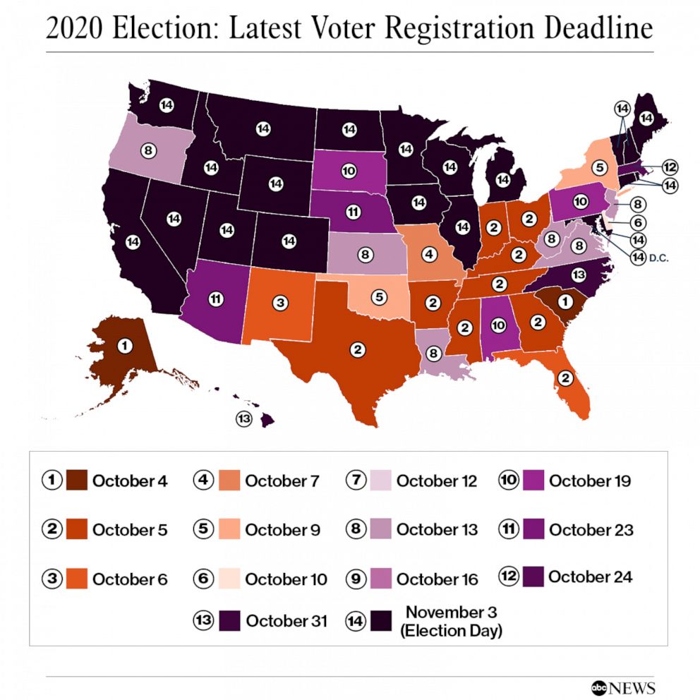 2020 Election Voter Registration Deadlines For Each State Good