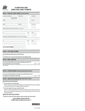 2020 Form Ca Dmv Dl 410 Fo Fill Online Printable Fillable Blank