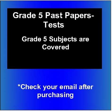 2021 Grade 5 Past Papers Enhanced Education Group