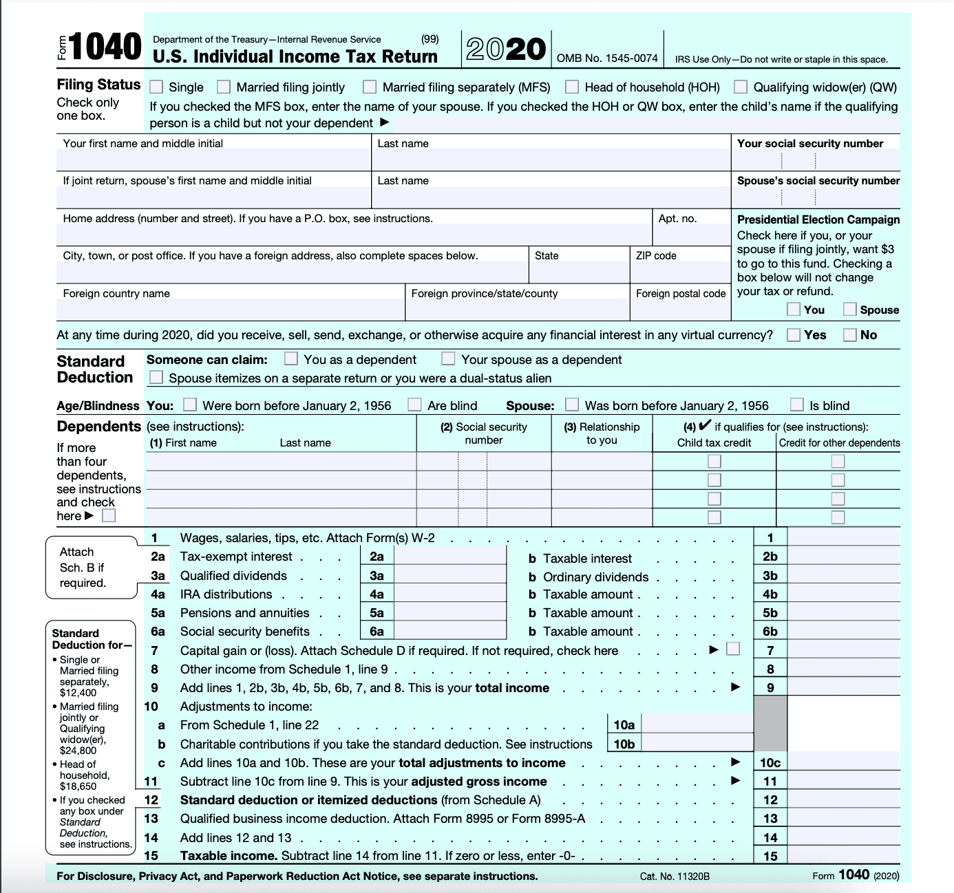 2022 Form 1040 Schedule A Instructions