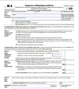 2023 Il W4 Form Printable Forms Free Online