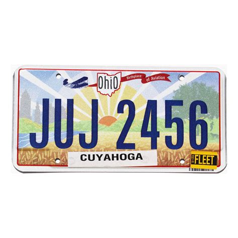 2023 Ohio Fleet Juj2456 Collector Oh License Plates