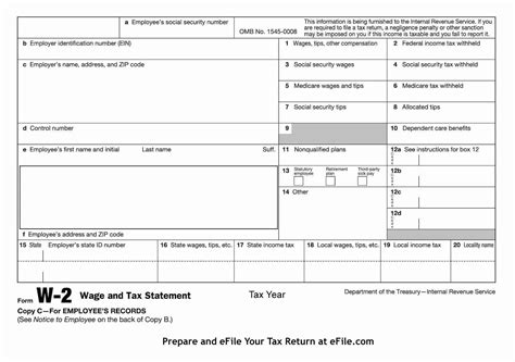 2023 W2 Form Printable Download