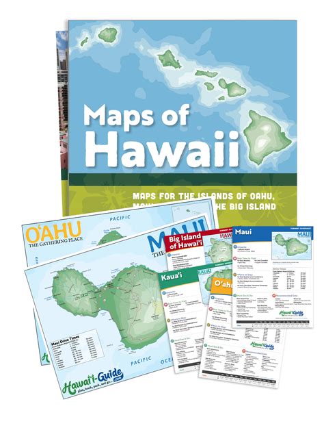 2024 Hawaii Travel Maps Guidesheets Bundle Hawaii Guide