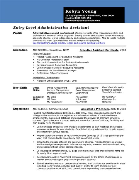 21 Images Administrative Resume Samples