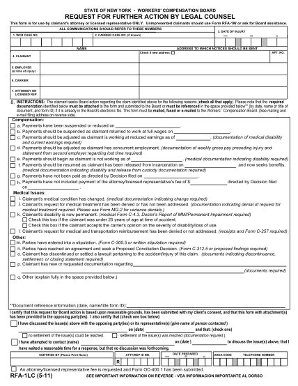 21 Nys Workers Compensation Forms C 4 Free To Edit Download Print