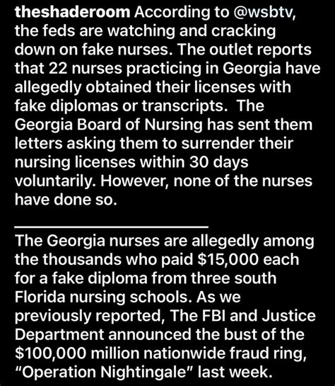 22 Georgia Nurses Who Obtained Diplomas Illegally Lose Their Licenses