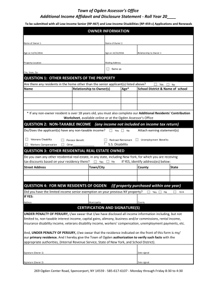 22 Printable Affidavit Of Support Income Requirements 2016 Forms And