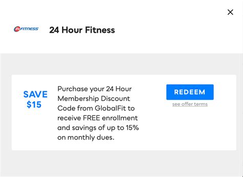 24 Hour Fitness Savvy Perks